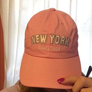 New York City pink hat